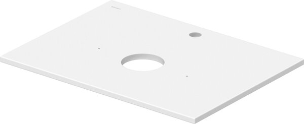 Duravit Sivida console, 1 central cut-out, 680x500mm, 267000