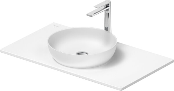 Duravit Sivida washbasin set, round, 400x400mm, incl. console 880x500mm, 268013