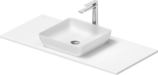 Duravit Sivida washbasin set, angular, 400x400mm, incl. console 1080x500mm, 268019