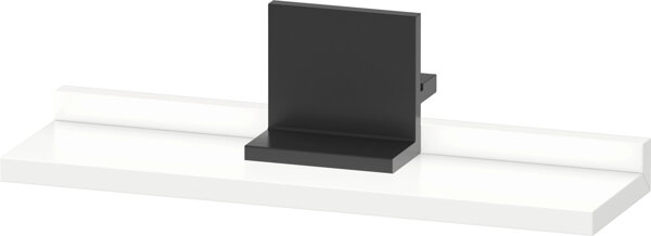 Duravit Sivida shelf, holder diamond black matt, 400x115x35mm, SV74300BD