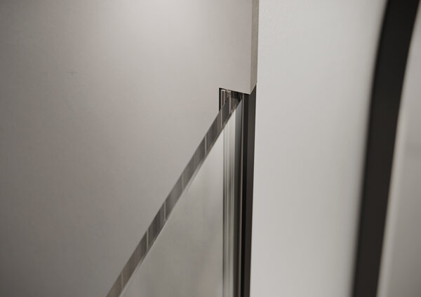 Hüppe Seamlite 4-corner walk-in side panel, free-standing, made to measure, W: 120.1-160 H: 200.1-220 cm, 8mm glass, HS0285