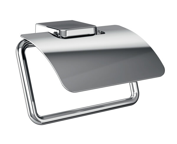 Emco trend paper holder with lid, chrome 020000100