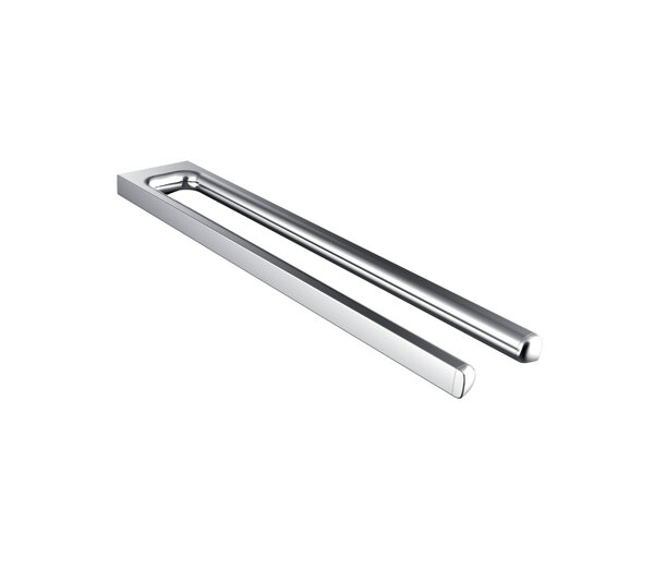 Emco trend towel rail, 2-armed, rigid, 430 mm, chrome