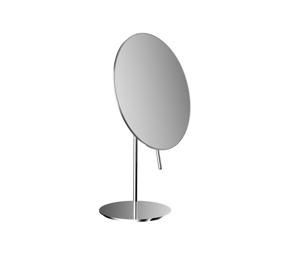 Emco pure standing mirror, round, 202 mm, with handle, chrome, 109400112