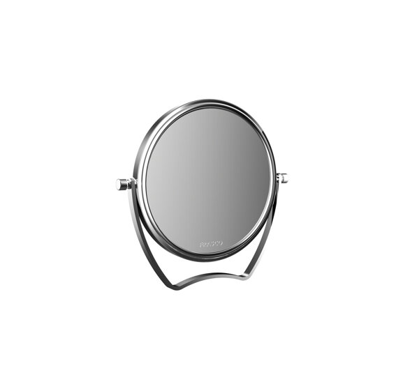 Emco pure travel mirror, diameter 139 mm, magnification 5-fold, chrome, 109400125