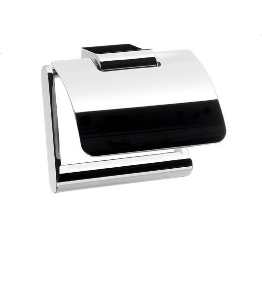 Emco System2 paper holder, with lid, chrome, 350000106