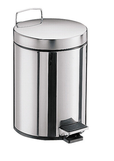 Emco system2 waste bin, lid and pedal, round, 5 liters, 3553