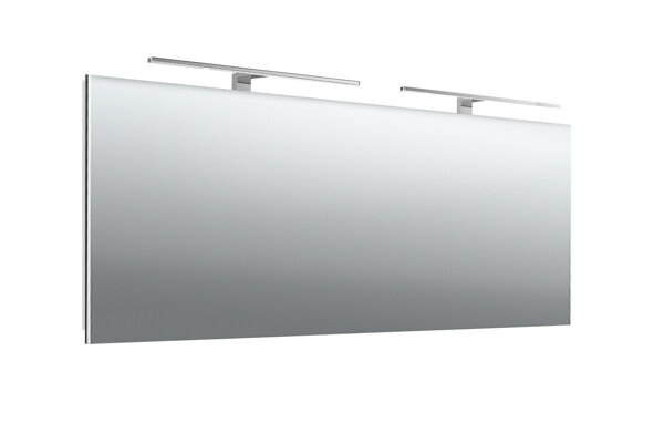 Emco mee LED-Lichtspiegel, zwei Aufsatzleuchten, 1600 x 590 mm, 449600012