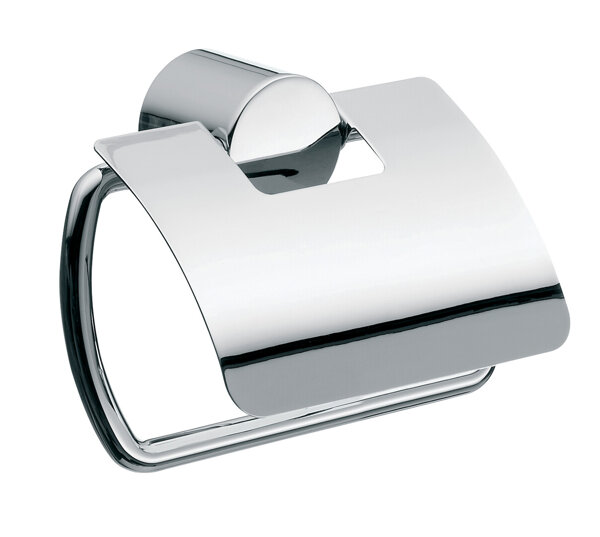 Emco rondo 2 paper holder with lid, chrome