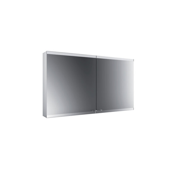 Emco evo Mirror light cabinet, surface-mounted model, 2 doors, 1200 mm