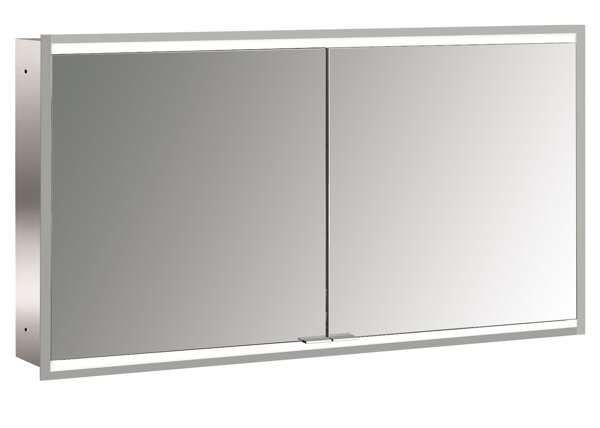 Emco prime 2 Facelift Lichtspiegelschrank, 1300 mm, 2 Türen, Unterputzmodell, 9497