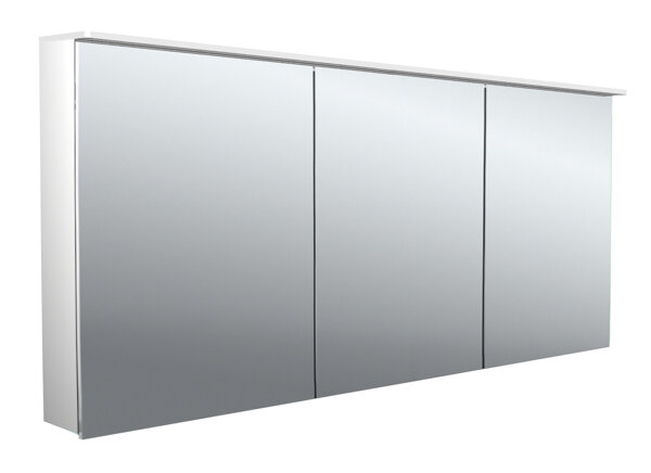 Emco pure 2 Design LED Lichtspiegelschrank mit Lichtsegel, 3 Türen, 1600x711x153mm, 979705407